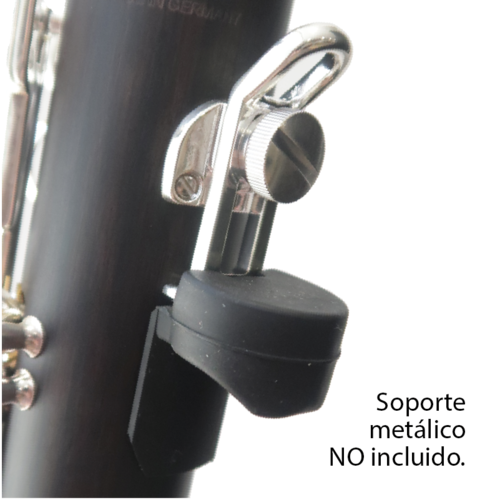 Apoio De Polegar Para Clarinete Sib Boehm B23 Com Cola Preta