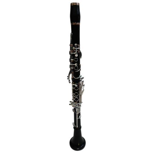 Clarinete Sib Boehm Venus Granadillo 17 LLaves Plateadas y Pilares Oro Rosa