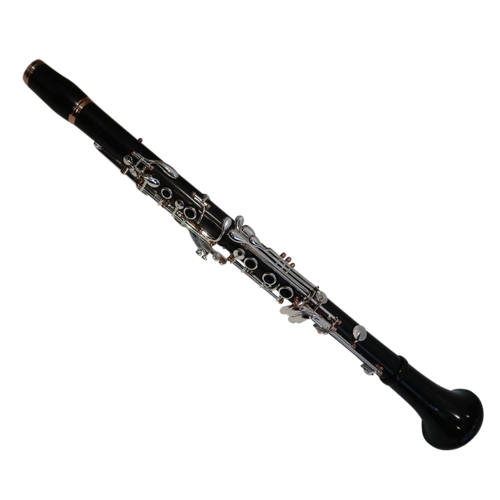 Clarinete Sib Boehm Venus Granadillo 17 Chaves Prateadas E Pilares De Ouro Rosa