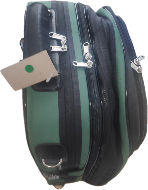 Estojo Para 3 Clarinetes Marcus Bonna Sib, La E Mib Nylon Extenso Para Mochila Verde