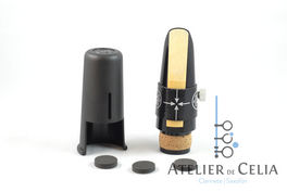 Abrazadera y Boquillero Clarinete Sib GF System 04M Tornillo Niquelado 