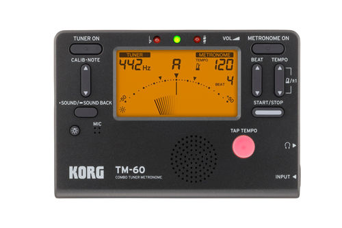 Afinador Metrnomo Korg Tm60 Preto