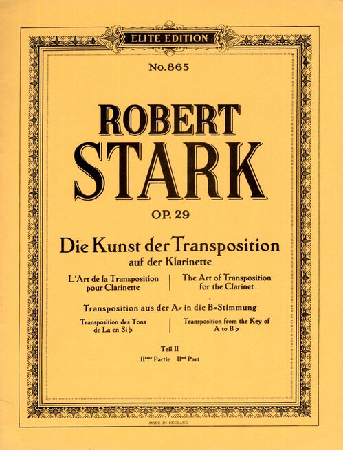 STARK, ROBERT.- EL ARTE DE LA TRANSPOSICIÓN OP.29 VOL.2