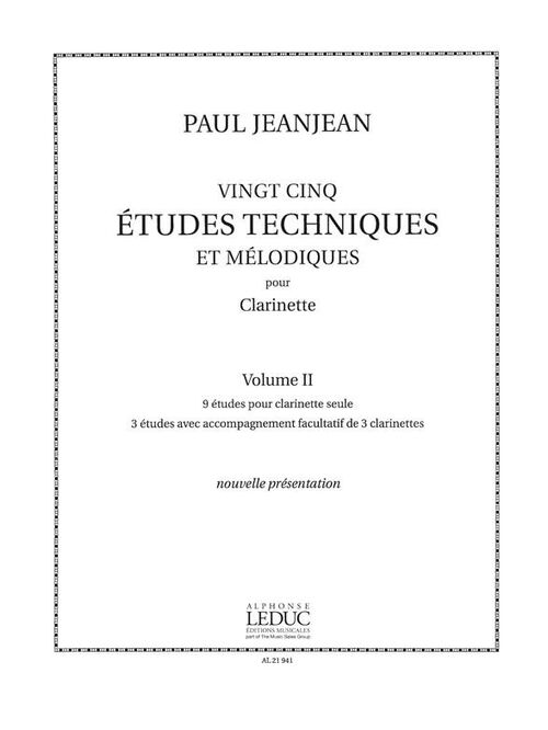 JEANJEAN, PAUL.- 25 ESTUDIOS TÉCNICOS Y MELÓDICOS VOL2 SAMPLE 1