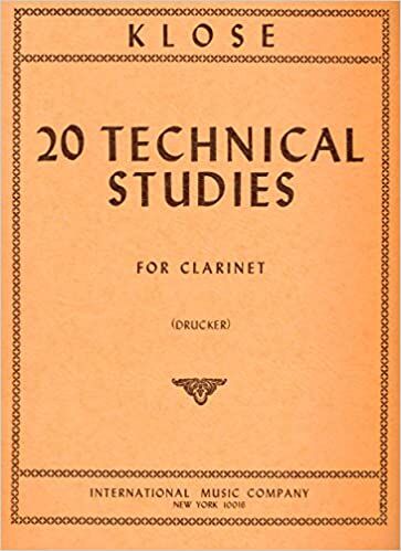 KLOSÉ.- 20 ESTUDIOS TÉCNICOS CLARINETE
