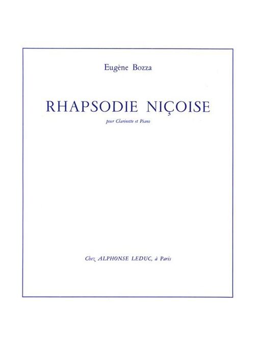 BOZZA, EUGENE.- RHAPSODIE NIOISE