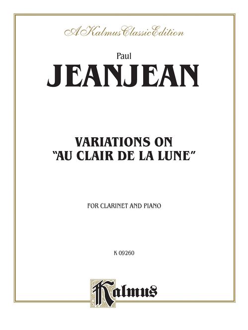 JEANJEAN, PAUL.- VARIACIONES SOBRE EL CLARO DE LUNA