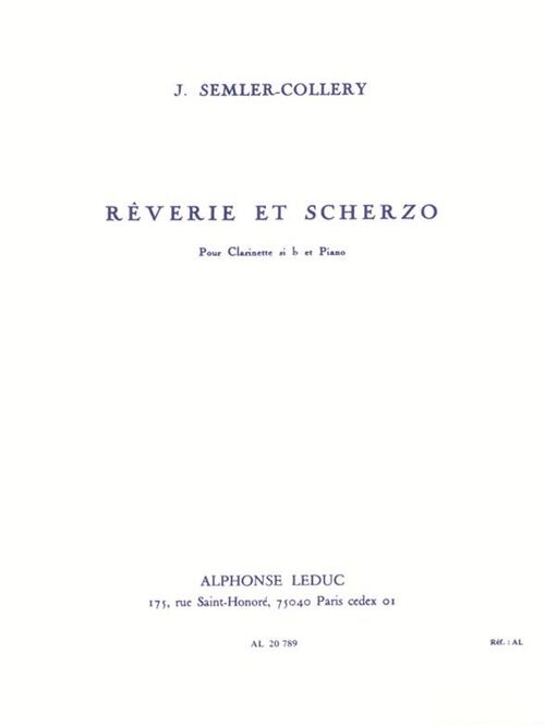 SEMLER-COLLERY, JULES.- REVERIE ET SCHERZO