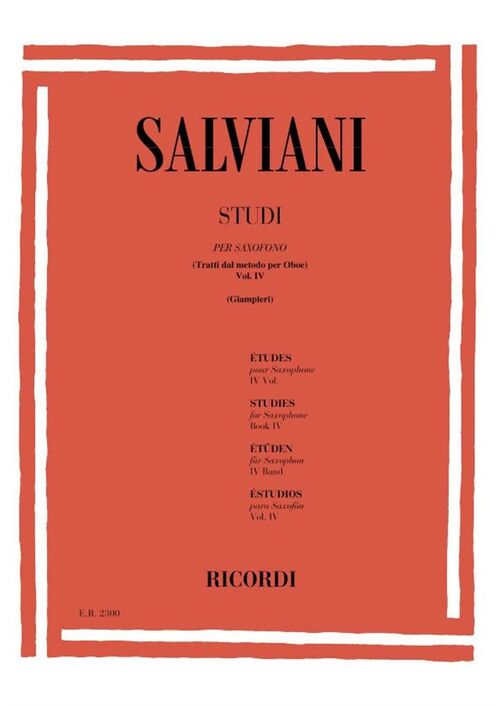 SALVIANI, CLEMENTE.- ESTUDIOS VOL.4