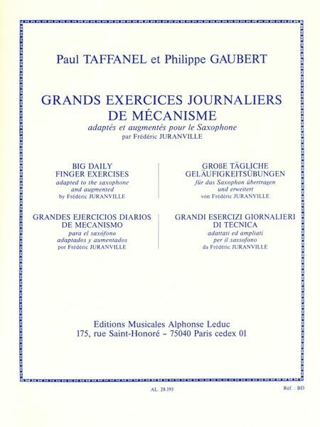 TAFFANELL, PAUL / GAUBERT, PHILIPPE.- GRANDES EJERCICIOS DIARIOS DE MECANISMO