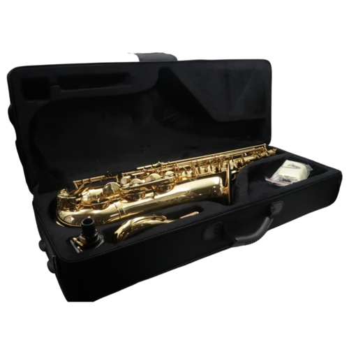 Saxofone Tenor Boehm Iniciante Laqueado