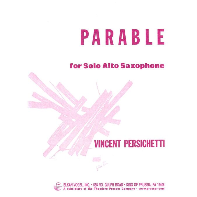 PERSICHETTI, VINCENT.- PARABOLA (PARABLE XI) OP.123